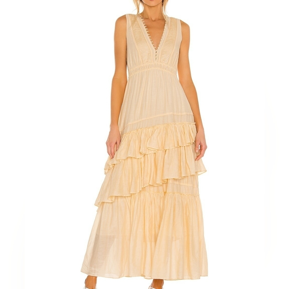 Loveshackfancy Jordie Dress Warm Sand NEW